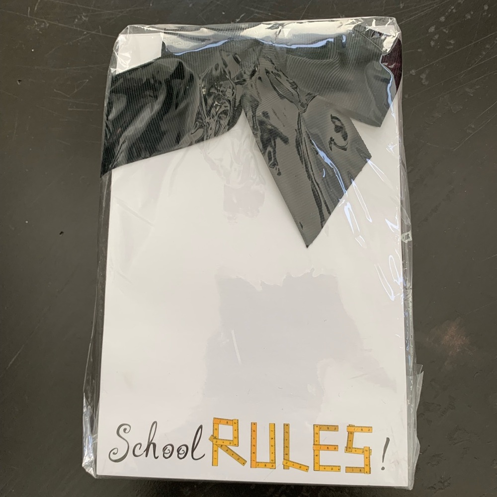 School Rules!  Teacher Notepad